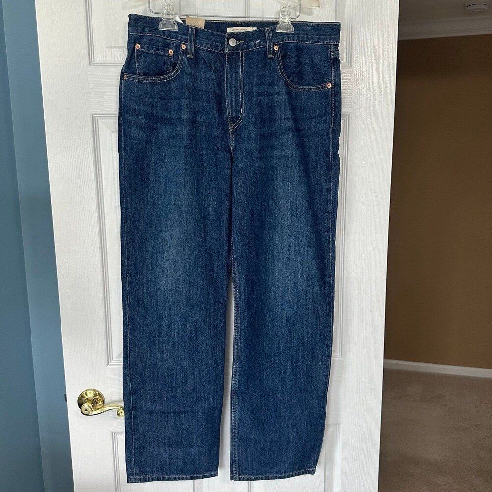 Women's Levi's Low Pro Classic Straight Leg Jeans Size 32 NWT $79.50 - Picture 6 of 6